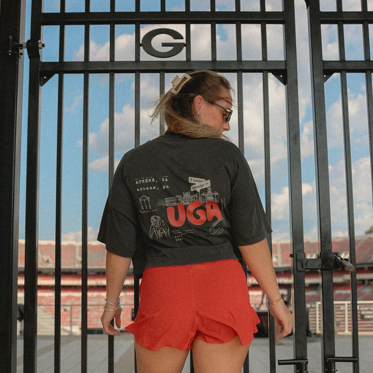 Destination: Athens, GA Crop Tee