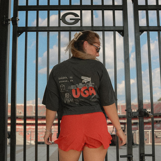Destination: Athens, GA Crop Tee