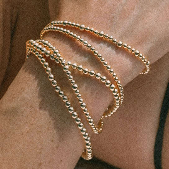 Gold-Filled Beaded Bracelet