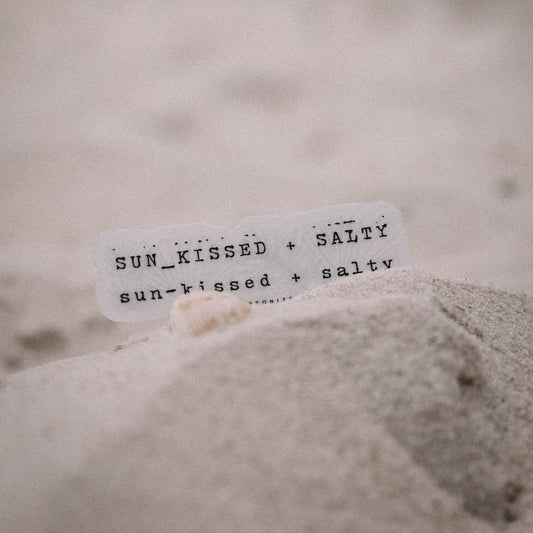 LTD Sun-kissed + Salty STICKER