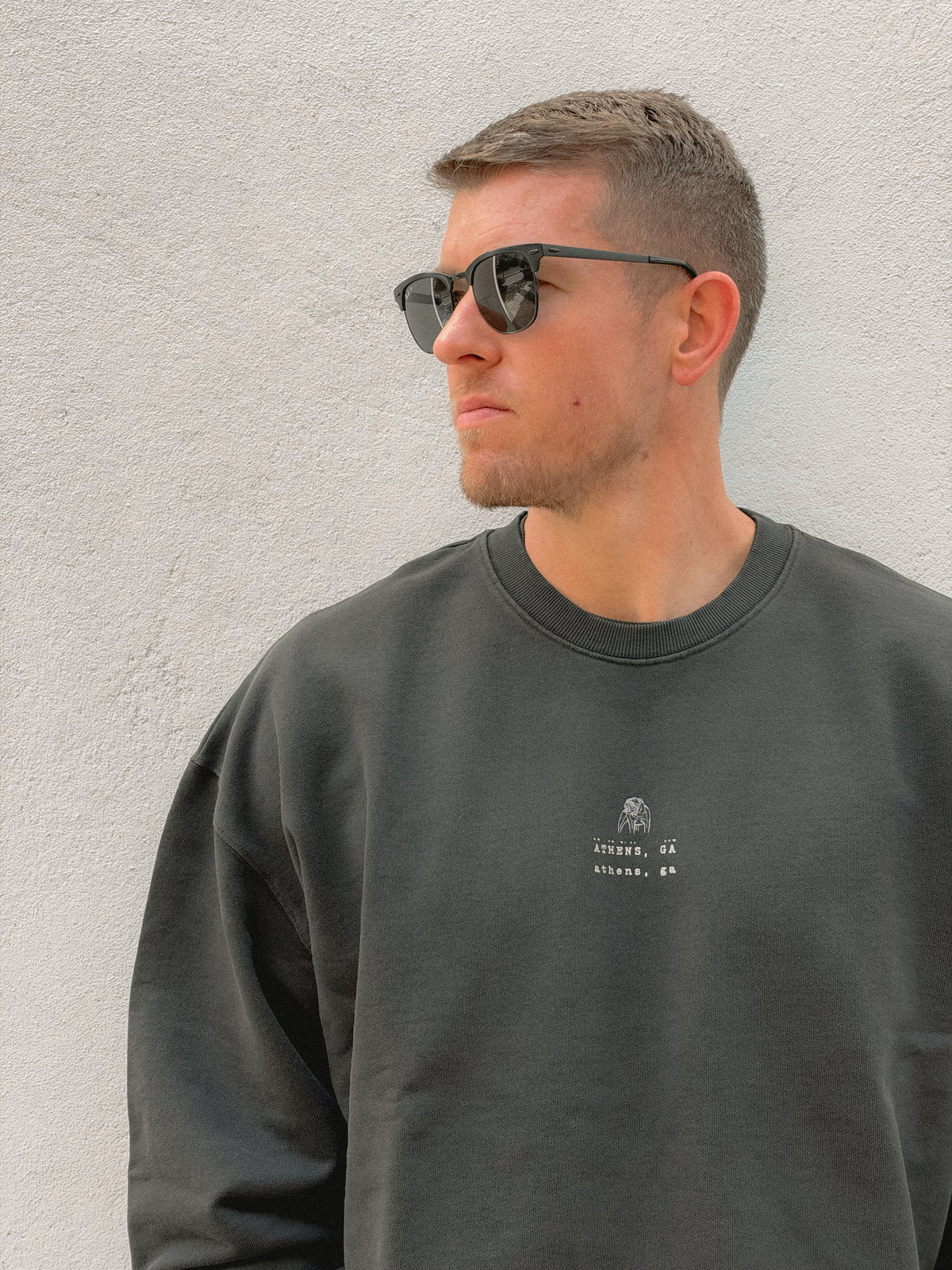 Destination: Athens, GA Terry Crew Neck