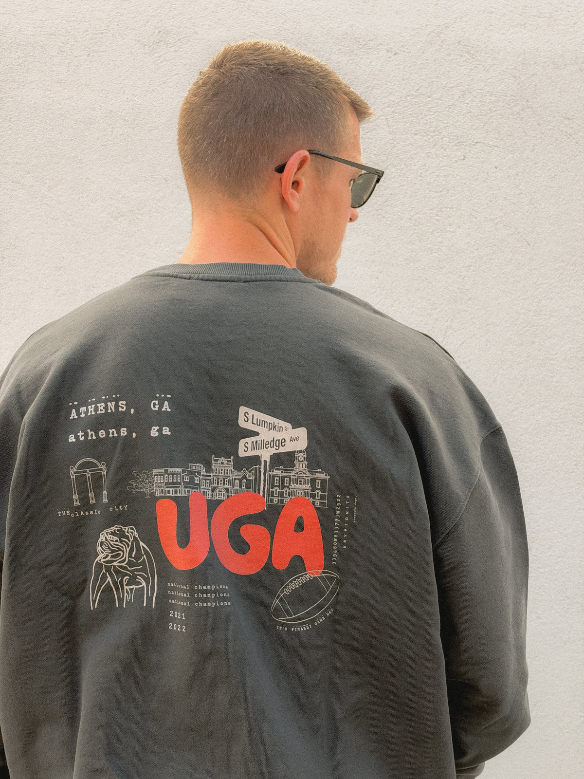 Destination: Athens, GA Terry Crew Neck