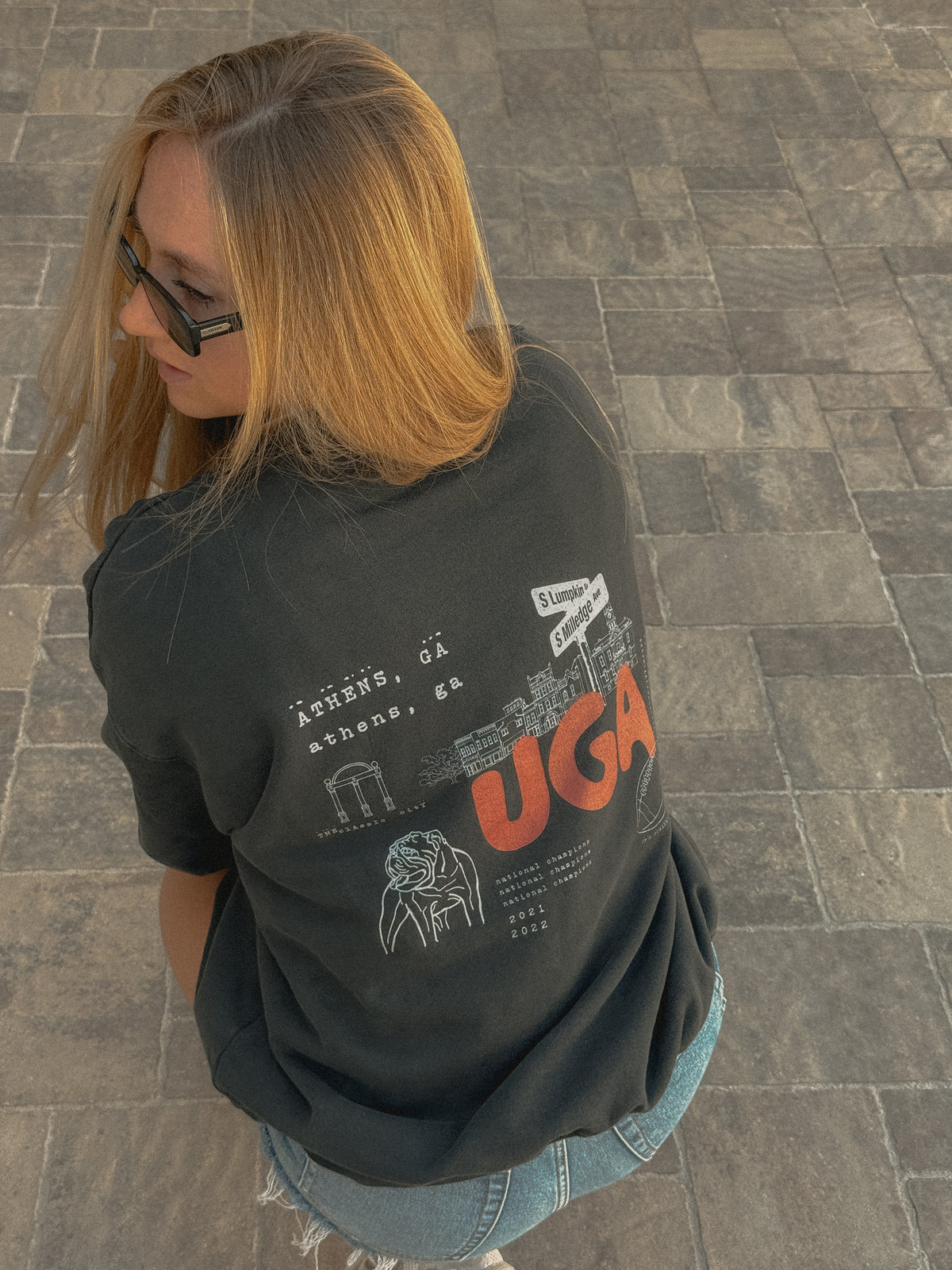 Destination: Athens, GA Terry Crew Neck