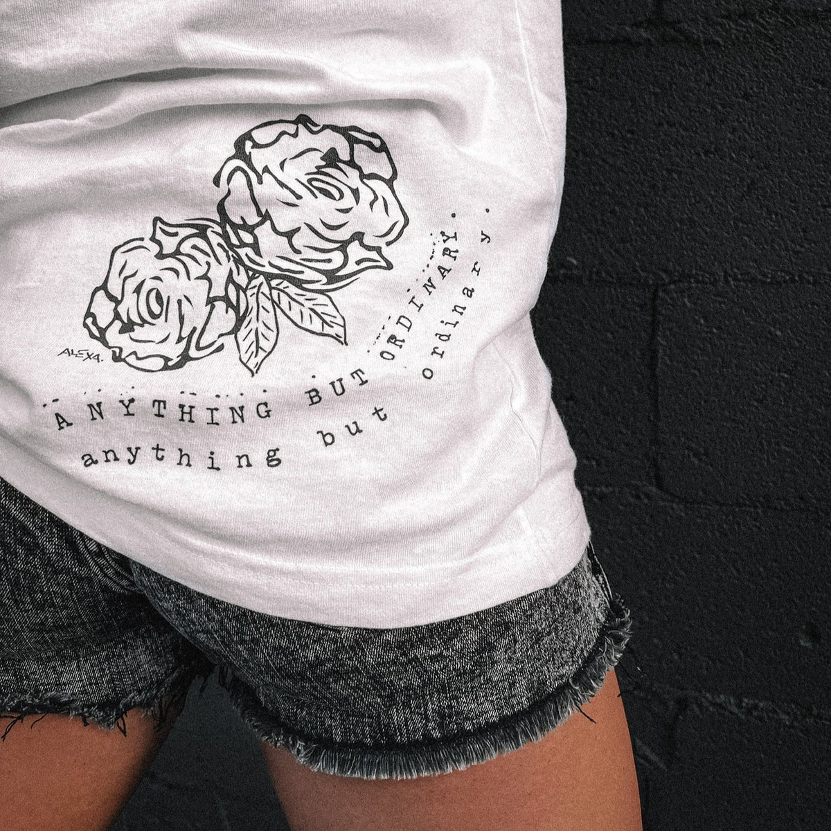 LTD "Anything BUT Ordinary" Rose Tee