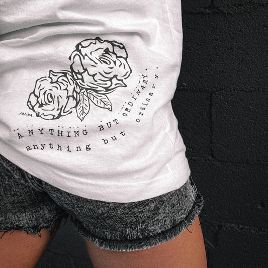 LTD "Anything BUT Ordinary" Rose Tee