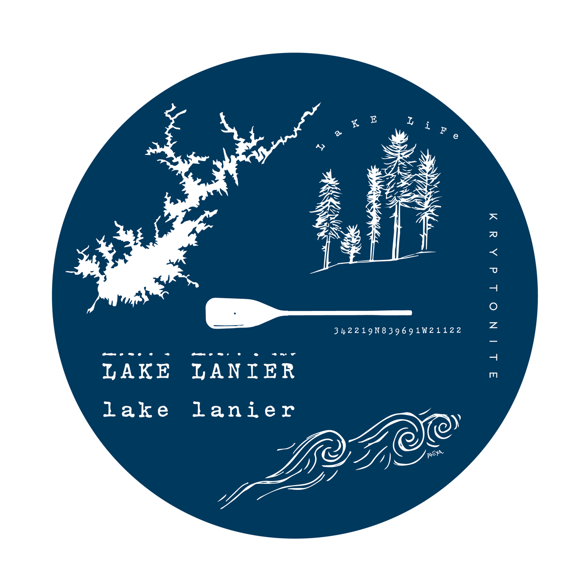 Destination: Lake Lanier STICKER